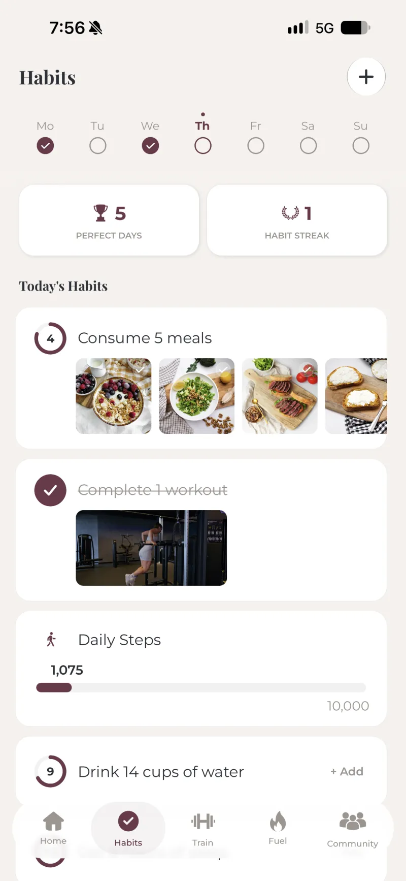 Ascend app — Habit Tracking